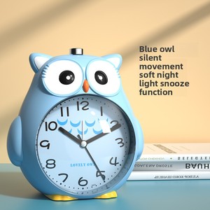 学生用USB充電式LED目覚まし時計、音量調節機能付き、卸売業者、蜂、フクロウ、ウサギ、猫、漫画風目覚まし時計 - Product Image 6
