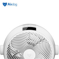 Ventilador de Pedestal con Circulación de Aire, Altura Ajustable y Función de Iones Negativos