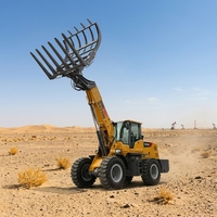 Sollevatore Telescopico 3500, 9500kg, Altezza di Sollevamento 4.8m, 4WD, Motore Deutz CE Euro V, Pala Gommata per Costruzioni e Agricoltura