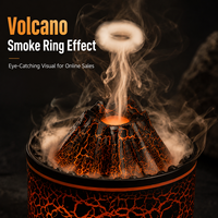Diffuseur de flamme volcanique à succès, alimenté par USB, humidificateur à flamme simulée 3D avec veilleuse d'ambiance pour hôtels et usage domestique