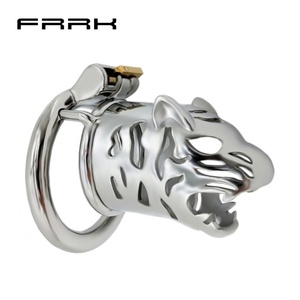 Candado de Jaula de Acero Inoxidable 304 con Extensión de Cabeza de Tigre FRRK-37, Juego para Adultos, Candado Masculino - Product Image 1