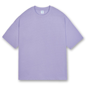 T-shirt Homme Américain Vintage 2026 Nouveau 100% Coton Tricoté Couleur Unie Coupe Ample Décontracté Streetwear Manches Courtes - Product Image 1