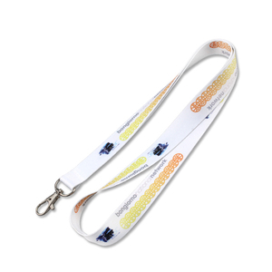 Bán buôn dây buộc giá rẻ Polyester dây tùy chỉnh logo thăng hoa in dây buộc - Product Image 1