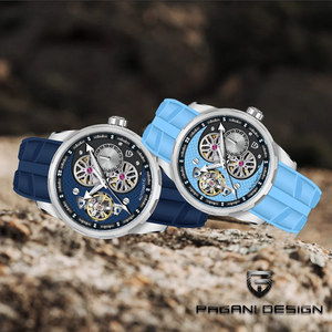 New PAGANI DESIGN <b>Watches</b> YS-022 Tourbillon <b>Skeleton</b> <b>Automatic</b> Mechanical <b>Watch</b> for Men Hollow Luminous Stainless Steel Case - Product Image 5
