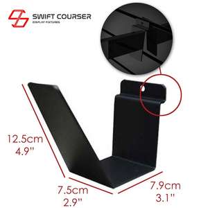 Soporte de Gancho para Guantes de Béisbol con Recubrimiento de Polvo Metálico SWIFT SW-015CH-2L para Uso en Supermercados, Logotipo Personalizado OEM/ODM Disponible - Product Image 2