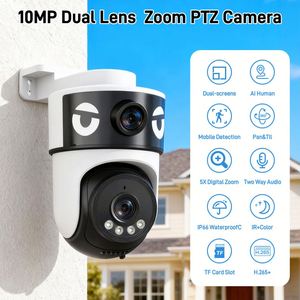 Cámara de Seguridad Wifi para Exteriores, Doble Lente, 4K HD, Detección de Movimiento, Alarma, Impermeable - Product Image 3