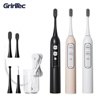 Sikat Gigi Elektrik Baru dengan Water Flosser 2 in 1, Set Perawatan Mulut, Kit Pembersih Gigi Pintar yang Dapat Diisi Ulang