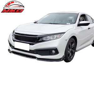 เหมาะสำหรับ Honda Civic Sedan ปี 19-21 ชุดแต่งกันชนหน้าสไตล์ IKON คาร์บอนไฟเบอร์ลายไฮโดรไดป์ (ผิวเงา/ผิวเรียบ) - Product Image 2