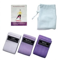 Bandes de Résistance en Polyester et Latex Personnalisées pour Yoga & Pilates – Bandes de Boucle pour Hanches et Fessiers, Idéales pour Squats