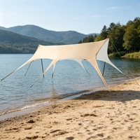 Tentes de camping professionnelles fabriquées en Chine et tentes en toile pour le camping, destinées au commerce mondial de produits de plein air