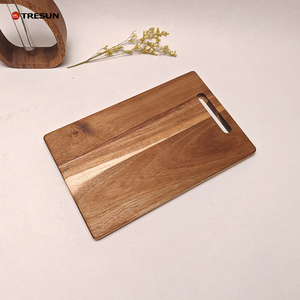 Tabla de cortar de madera de acacia negra personalizada, cuadrada, grande y gruesa, para venta al por mayor de artículos de cocina - Product Image 2