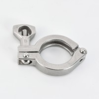Abrazadera de Acero Inoxidable 304 de 13MHH, Tipo Medio de un Solo Pin, AAL0 Pulgadas 0.5-12 Pulgadas, Superficie Pulida, Abrazaderas de Grado Industrial/Comercial