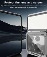 Étui de téléphone magnétique en acrylique mat avec béquille pour appareil photo pour Samsung Galaxy S26 S25 S24 S23 S21 Plus Ultra FE A17 A07 Coque arrière rigide