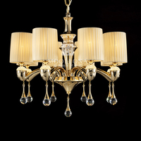 VH Modern Jane Europe lustre élégant brillant en argent brillant lampadaire en cristal à LED, lustre de couloir suspendu au plafond