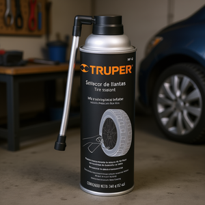 Gonfleur de pneus numérique Truper INF-12 350 ml 150 psi Compresseur d'air pour voitures compactes et motos avec manomètre et gonflage rapide - Product Image 2