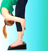 Vente en gros TPR civière de mollet Squat Wedge Yoga Deep Squat Heel Incline Board Stretching Wedge Board