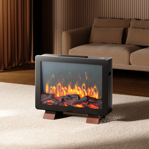 <span class=keywords><strong>Chimenea</strong></span> <span class=keywords><strong>eléctrica</strong></span> transfronteriza, carbón simulado, llama LED, pequeño calentador de convección, soplador de aire caliente doméstico - Product Image 1