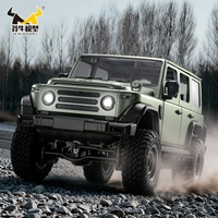 MN-212 1/12 4WD RC Camioneta Monstruo Todoterreno Rock Crawler de Metal con Motor 280, Control Proporcional de 4 Canales 2.4G, Luces LED, RTR 50m