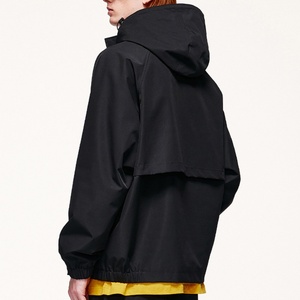 Lightweight <b>Waterproof</b> Softshell Anorak for Outdoor Hiking Canvas Windbreaker <b>Jacket</b> with Hoody and Zip Closure <b>Thin</b> Thickness - Product Image 6