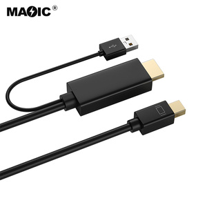 <span class=keywords><strong>Cable</strong></span> de Audio y Video <span class=keywords><strong>USB</strong></span> <span class=keywords><strong>HDMI</strong></span> <span class=keywords><strong>a</strong></span> <span class=keywords><strong>Mini</strong></span> DP 2 en 1 de Alta Calidad, 4K 60Hz, para HDTV - Product Image 5