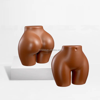Mannequin Femme Plastique Hanches Courbes Grande Taille Fessier Bombé pour Sous-vêtements Modèle Africain Américain