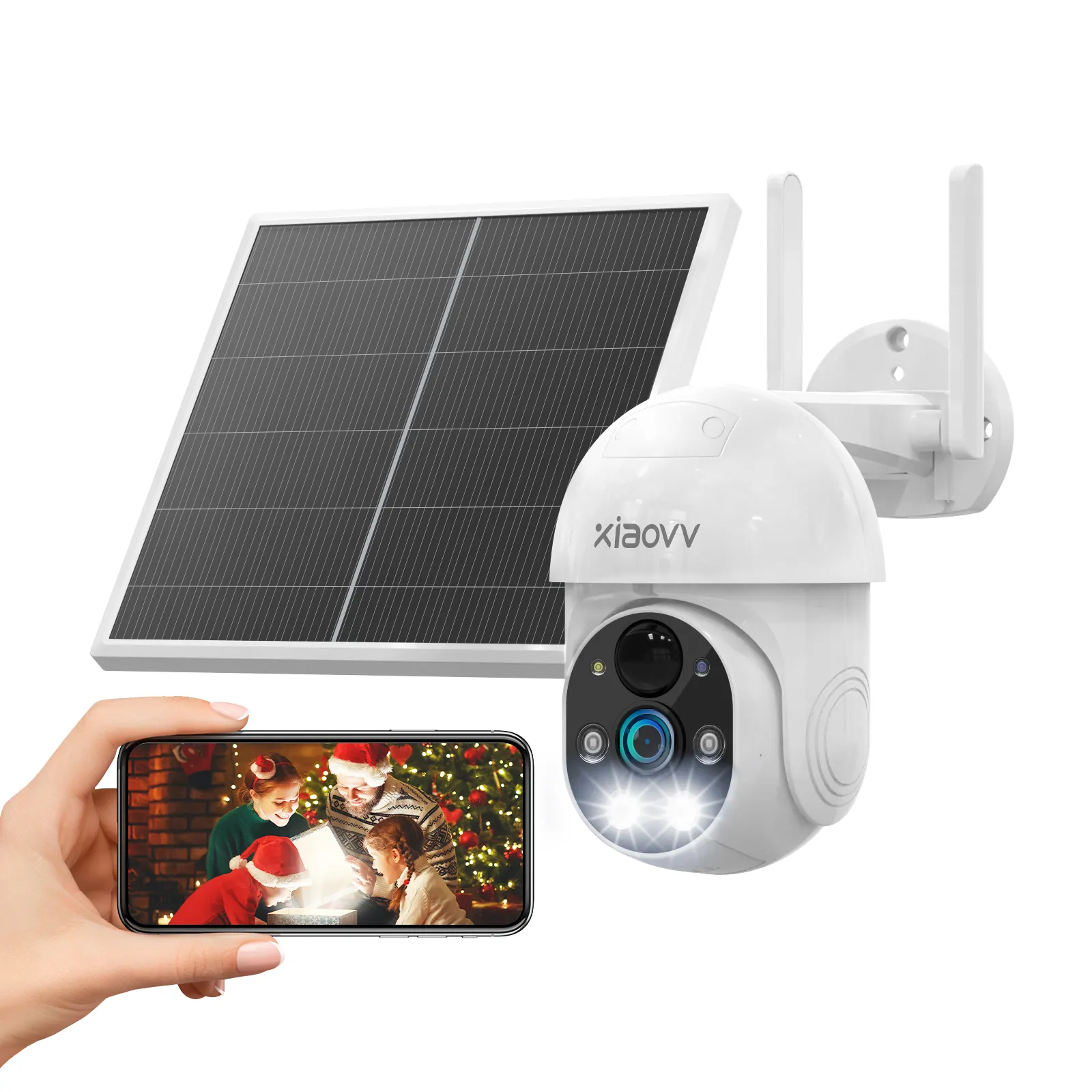 2022 كاميرا متحركة ل في الهواء الطلق HD 3MP HD IP65 للماء التطبيق الهاتف التحكم الشمسية كاميرا