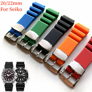 20mm 22mm cinturino orologio per acqua fantasma SPR009 impermeabile in Silicone di immersione cinturino in gomma bracciale sportivo con parti di orologio - Product Image 2