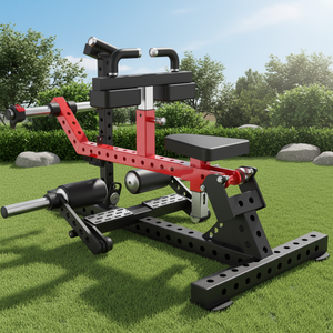 Высококачественный коммерческий тренажер RUNTEK для спортзалов: силовой тренажер для икроножных мышц с свободной нагрузкой (для сидячих упражнений) - Product Image 2