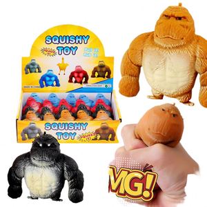 Gorille en farine personnalisé anti-stress à presser - Jouet sensoriel réaliste en forme de singe, cadeau fantaisie transfrontalier - Product Image 1