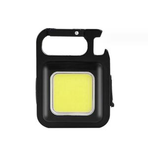 Lampes de poche rechargeables pour porte-clés, mini lampe de poche COB avec 3 modes d'éclairage, lampe de poche avec support pliable et ouvre-bouteille - Product Image 2