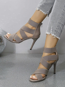 Scarpe con <span class=keywords><strong>tacco</strong></span> <span class=keywords><strong>alto</strong></span> da donna estate bocca di pesce alla moda con cerniera tinta unita <span class=keywords><strong>tacco</strong></span> <span class=keywords><strong>alto</strong></span> <span class=keywords><strong>sandali</strong></span> con <span class=keywords><strong>tacco</strong></span> <span class=keywords><strong>alto</strong></span> - Product Image 6