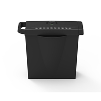 Déchiqueteuse de papier de bureau à domicile de qualité supérieure 7L 6 feuilles déchiqueteuse de documents à coupe en bande IDPS002 avec source d'alimentation électrique