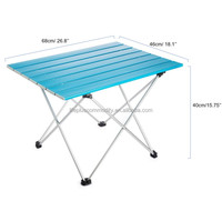 Tragbarer Moderner Klappbarer Camping-Esstisch |   Outdoor-Picknick-, Strand- und Reise-Aluminiumtisch |   Leichtgewichtig, verstellbar, einfach zu transportieren