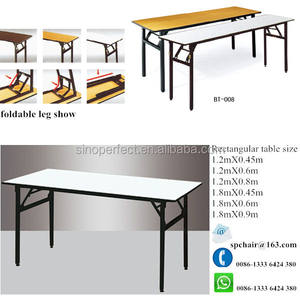 Table de banquet pliante en demi-lune Sinoperfect, mobilier pour mariage, restaurant, hôtel, fête, table de banquet pliante pour mariage - Product Image 3