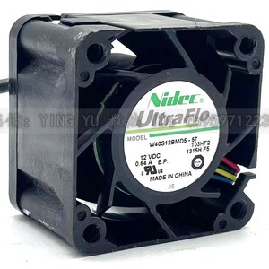 นิเด็ค อัลตร้าโฟล W40S12BMD5 57 40 มม. 12V 0.64A พัดลมระบายความร้อนเซิร์ฟเวอร์ - Product Image 1