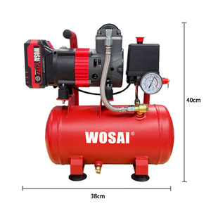 <span class=keywords><strong>Compressor</strong></span> de Ar Mini de Lítio 20V 6L Sem Escovas Portátil 5 CFM 2800rpm 65db 8bar Ajustável 63mm Diâmetro OEM Wosai KY03 Novo - Product Image 5