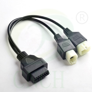 CNCH 16Way OBDll 1 bis <span class=keywords><strong>2</strong></span> Verbindungs kabel für Honda Motorrad OBD 16-polig bis 4-polig 6-polig Kabelbaum - Product Image 5