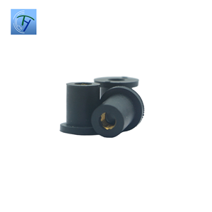 Tuercas de Expansión con Inserto de Latón y <span class=keywords><strong>Remache</strong></span> de Goma Negra con Tornillo de Acero Inoxidable para Carenado de Motocicleta y Parabrisas de Automóvil - Product Image 1