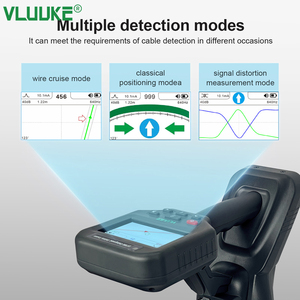 Détecteur de canalisations électronique intelligent Vluuke Es7080, localisateur de câbles souterrains, IP67, précision 0,2, aluminium Es7080 - Product Image 4