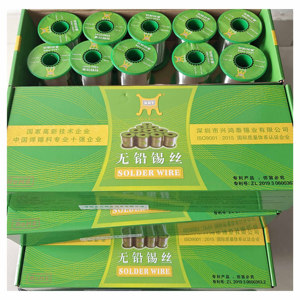 Alambre de Soldadura de Estaño con Núcleo de Resina Personalizable de Fábrica XHT, 0.8mm, 1.0mm, 1.2mm, 50g, 100g, 500g, 750g - Product Image 1