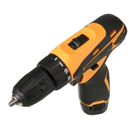 Perceuse-visseuse électrique 12V avec batterie au lithium pour usage domestique, ensemble d'outils électriques, perceuse à main et kit de tournevis