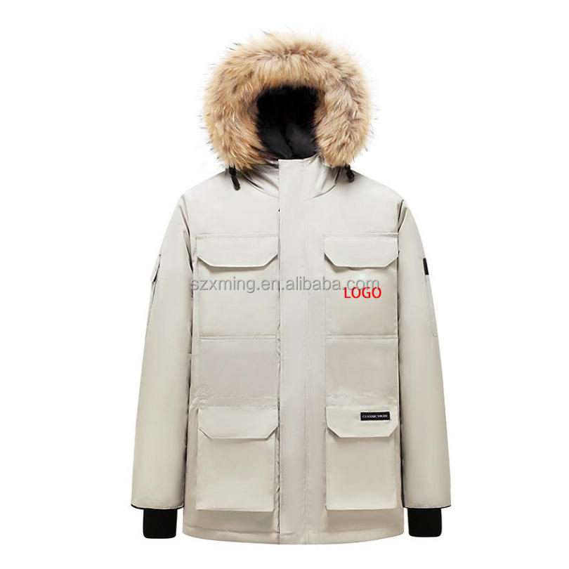 โลโก้สีเบจ/แดง