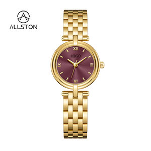 นาฬิกาผู้หญิง ALLSTON คุณภาพสูง ดีไซน์ใหม่ ร้านค้าเฉพาะทาง แฟชั่นทันสมัย นาฬิกาควอตซ์ ประดับมุก หน้าปัดลายเปลือกหอย - Product Image 2