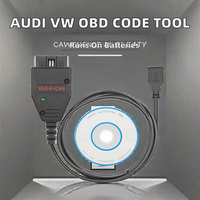 Lector de Códigos OBD 1.4FTDI para K+CAN Commander con Pantalla LCD, Alimentado por Batería de 12V/24V para Audi, Herramienta de Diagnóstico para Automóviles