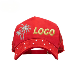 Casquettes de baseball sportives personnalisées El Mago 31, logo brodé 3D, 5 panneaux, en daim, visière incurvée, ajustables, unisexe - Product Image 3