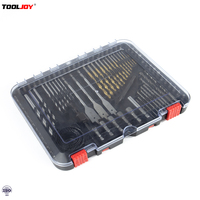 100pcs Inch Combination Kit Maçonnerie Foret Écrou Tournevis Bit Set Hss Twist Drill Bit Set