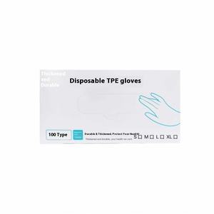 قفازات TPE شفافة يمكن التخلص منها مطاط سميك متين لتقديم الطعام تنظيف المطبخ للاستخدام المنزلي إغلاق شريط 3 متر من الدرجة الغذائية - Product Image 6