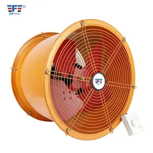 Ventilador axial industrial de volumen de aire fuerte del equipo de ventilación del motor de 220V DC