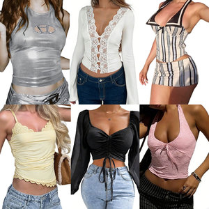 2026 Clearance Womens <b>Clothes</b> Wholesale Casual Dresses T-shirts Mixed Packaging Ropa De Mujer, Random Delivery Used Clothing - Product Image 2