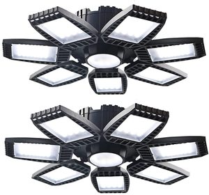 Đèn Led Nhà Để Xe Có Thể Điều Chỉnh 300W E26/E27 30000Lm Độ Sáng Cao Độ Sáng Cao Đèn Chiếu Sáng 7 + 1 Tấm Có Thể Biến Dạng Đèn Cửa Hàng - Product Image 1